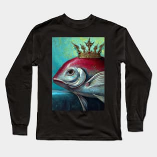 Fish with a Crown Long Sleeve T-Shirt